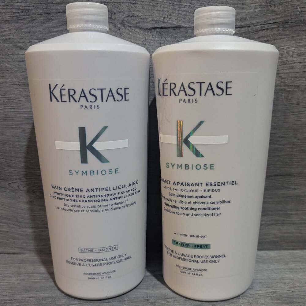 Kérastase Symbiose Antipelliculaire Shampoo Apaisant Essentiel Conditioner Duo